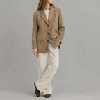 Women’s Coat – Oversized Retro Baggy Longline Jacket