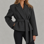 Women’s Cropped Blazer – Short Tailored Jacket for Smart Casual Wear