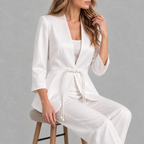Women’s Cropped Blazer – Short Classic Jacket for Smart Casual Wear