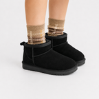 Women’s Snow Boots – Short Warm Winter Boots with Fur Lining