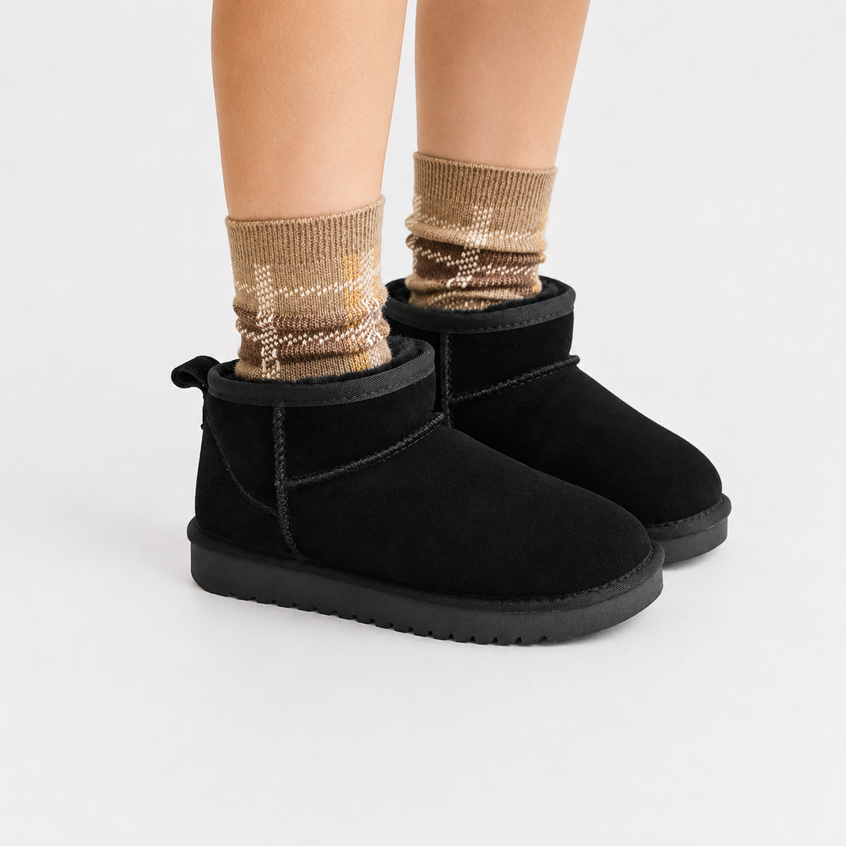 Women’s Snow Boots – Short Warm Winter Boots with Fur Lining