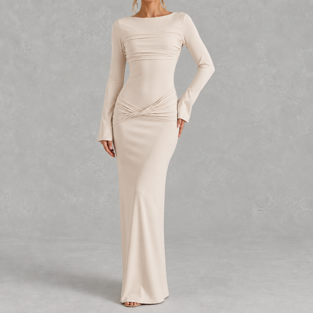 Women’s Fitted Dress – Slim Fit Elegant Figure-Hugging Dress