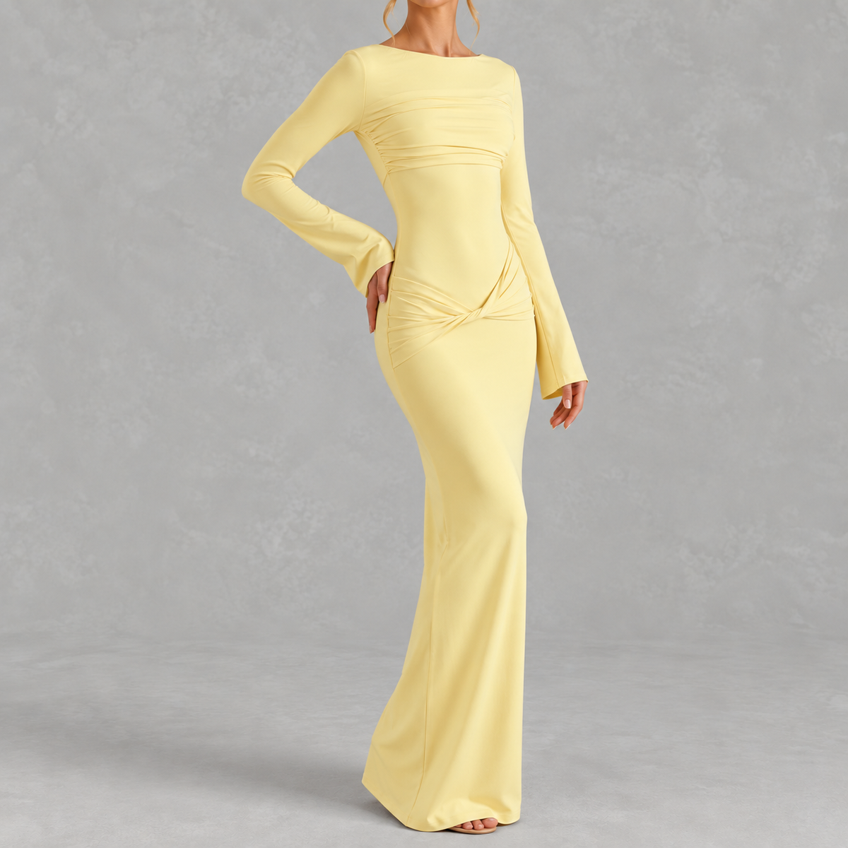 Women’s Fitted Dress – Slim Fit Elegant Figure-Hugging Dress