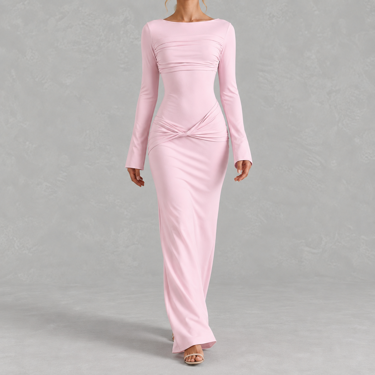 Women’s Fitted Dress – Slim Fit Elegant Figure-Hugging Dress