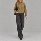 Women’s Fitted Jacket – Waist-Cinching Slim Fit Tailored Jacket