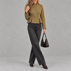 Women’s Fitted Jacket – Waist-Cinching Slim Fit Tailored Jacket