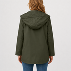 Women’s Waterproof Jacket – Hooded Hiking Raincoat for Outdoor Activities