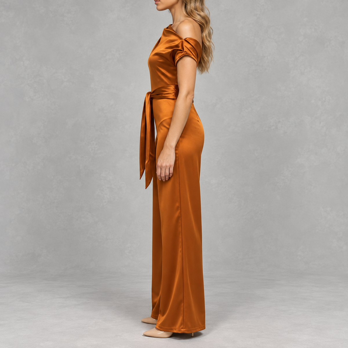 Women’s Jumpsuit Autumn Dress – Slim Fit Solid Colour Long Sleeve One-Piece