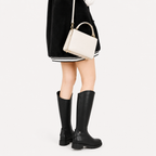 Women’s Knee High Boots – Chunky Heel Knight Boots with Side Zip