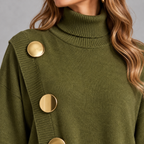 Women’s Knitted Jumper Set – Asymmetric Two-Piece Knitwear Co-Ord