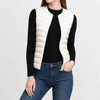 Women’s Quilted Gilet – Lightweight Slim Fit Sleeveless Padded Waistcoat