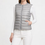 Women’s Quilted Gilet – Lightweight Slim Fit Sleeveless Padded Waistcoat