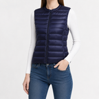 Women’s Quilted Gilet – Lightweight Slim Fit Sleeveless Padded Waistcoat