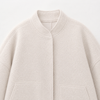 Women’s Bomber Jacket – Relaxed Fit Pocket Jacket with Long Sleeves