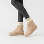 Women’s Snow Boots – Warm Ankle Winter Boots with Fleece Lining
