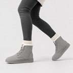 Women’s Snow Boots – Warm Ankle Winter Boots with Fleece Lining