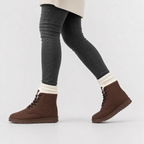 Women’s Snow Boots – Warm Ankle Winter Boots with Fleece Lining
