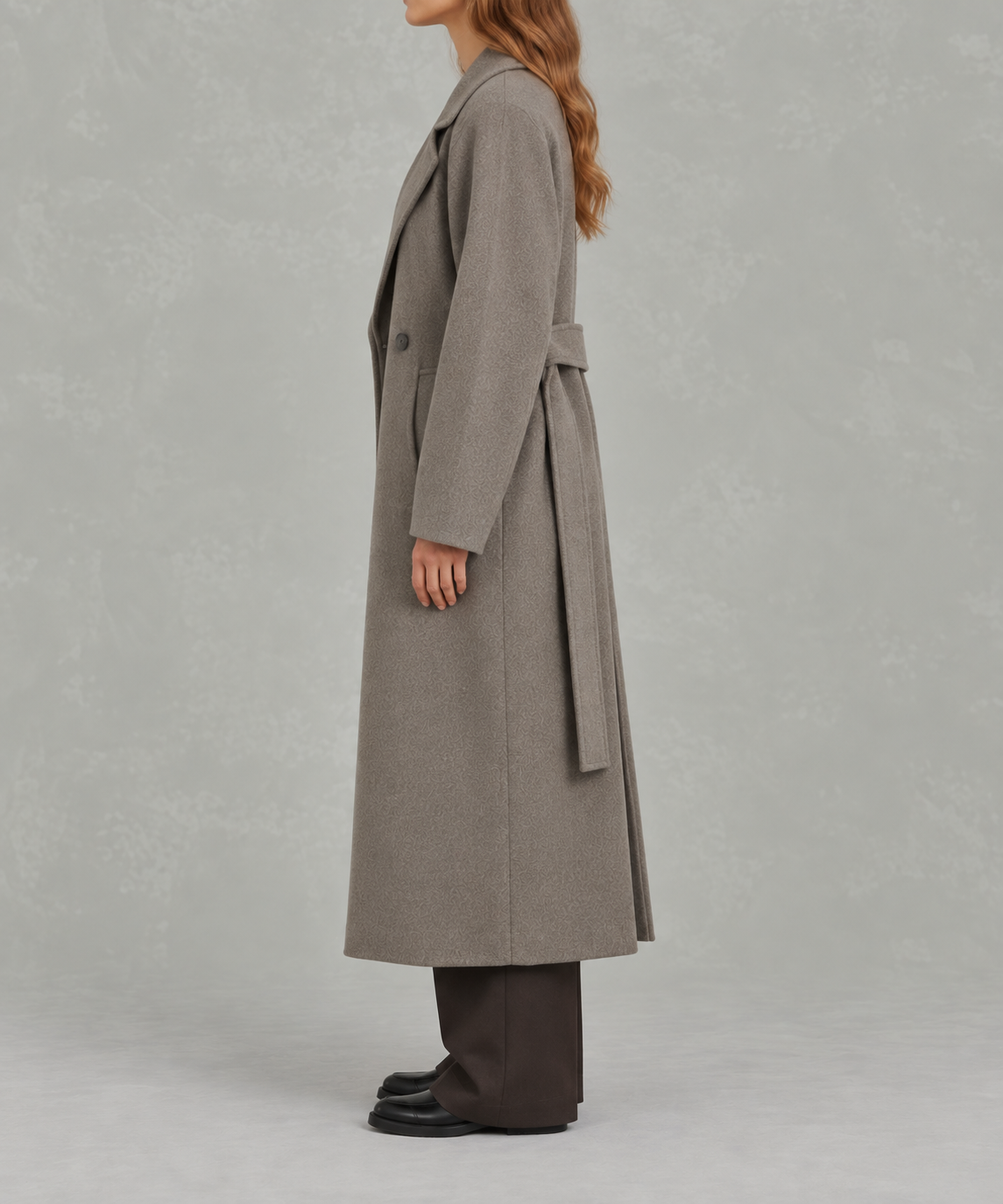 Women’s Wool Coat – Fitted Long Tailored Winter Coat