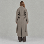 Women’s Wool Coat – Fitted Long Tailored Winter Coat