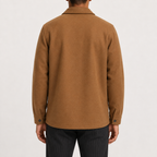 Men’s Shacket – Button Front Overshirt Jacket with Flap Pockets