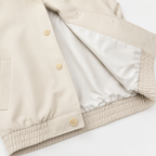 Men’s Overcoat – Relaxed Fit Cropped Casual Jacket for Autumn