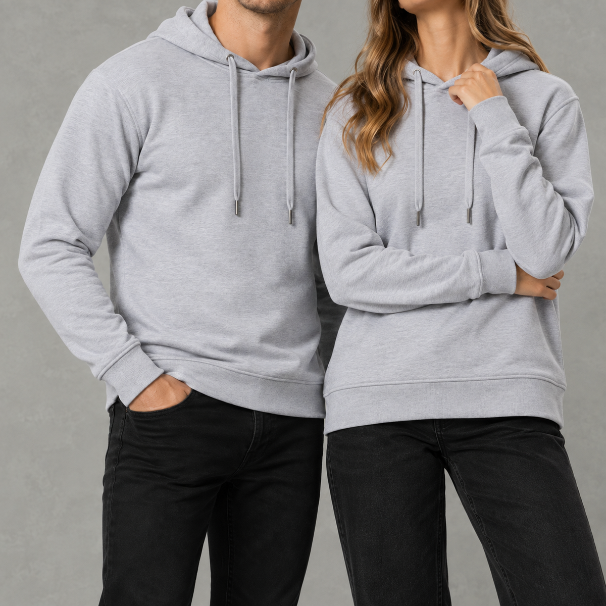Unisex Cotton Jumper – Drop Shoulder Loose Fit Pullover Sweatshirt