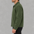 Men’s Casual Zip Jacket – Long Sleeve Collared Smart Casual Outerwear