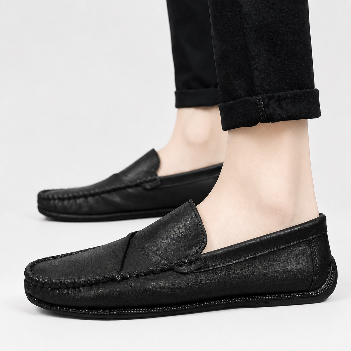 Men’s Gommino Loafers – Classic British Style Slip-On Driving Shoes