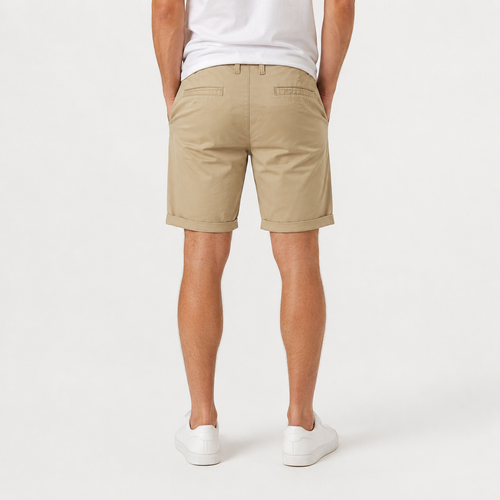 Men’s Chino Shorts – Slim Fit Straight Leg Casual Tailored Shorts