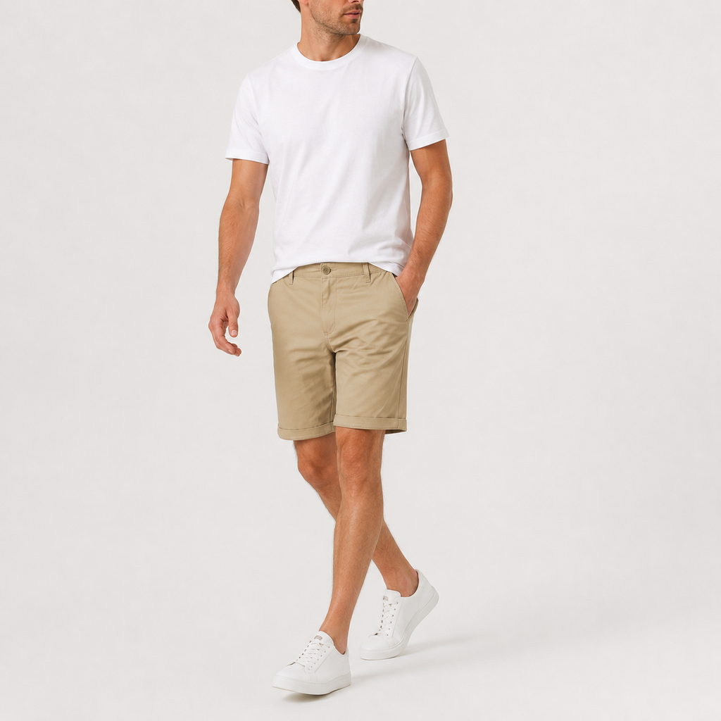 Men's Slim Fit Chino Shorts