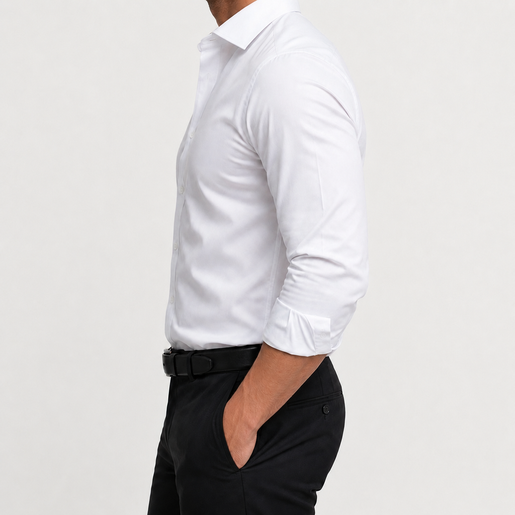 Men's Slim Fit Long Sleeve Classic Shirt