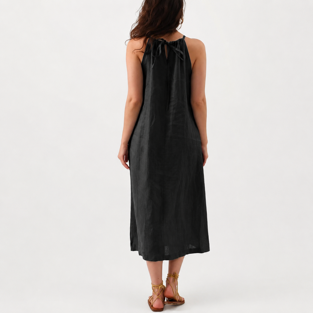 Women's Loose Fit Linen Summer Dress