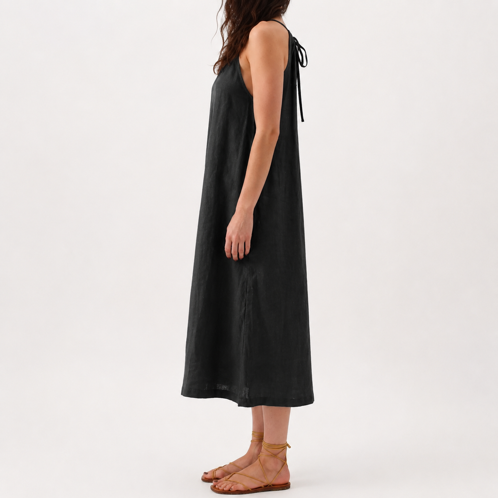 Women's Loose Fit Linen Summer Dress