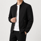 Men’s Casual Jacket – Relaxed Fit Stand Collar Lightweight Jacket