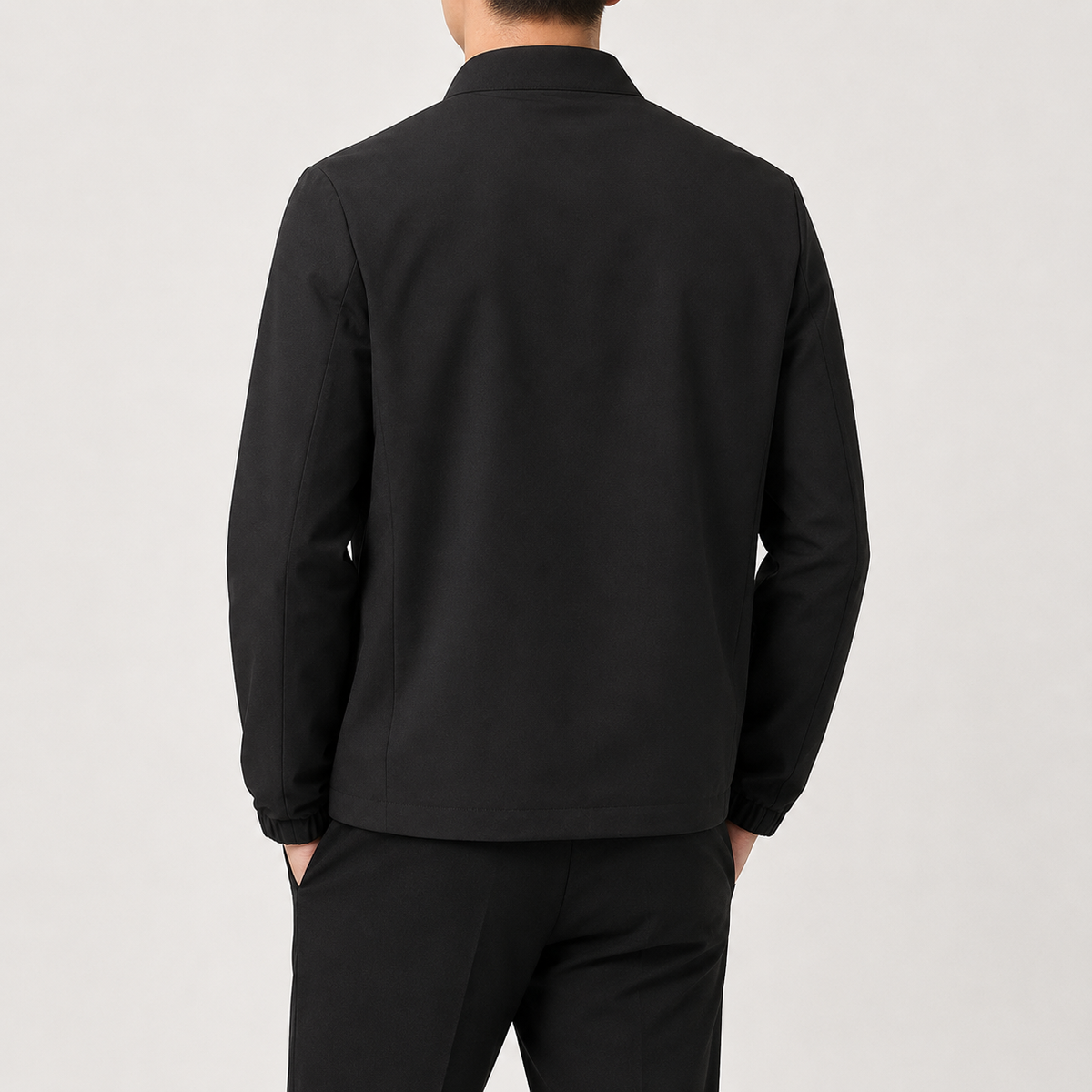 Men’s Casual Jacket – Relaxed Fit Stand Collar Lightweight Jacket
