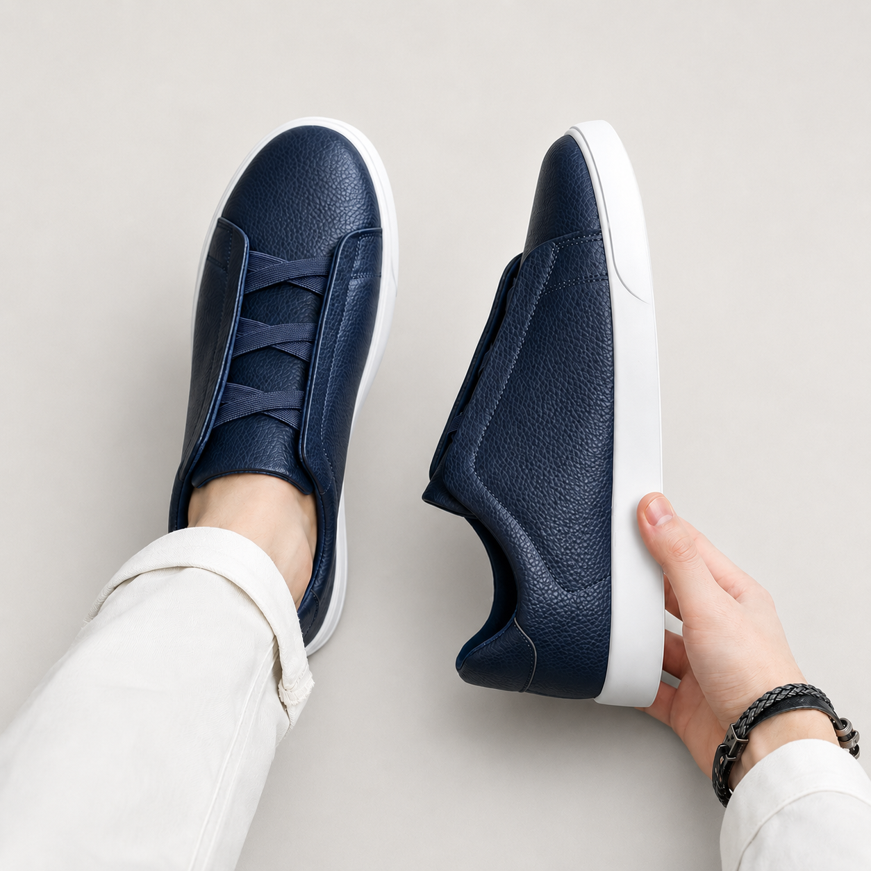 Men's Breathable Slip On Low Top Shoes