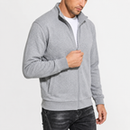 Men’s Summer Jacket – Lightweight Stand Collar Long Sleeve Cardigan