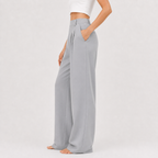 Women’s Wide Leg Trousers – Relaxed Fit Casual Trousers