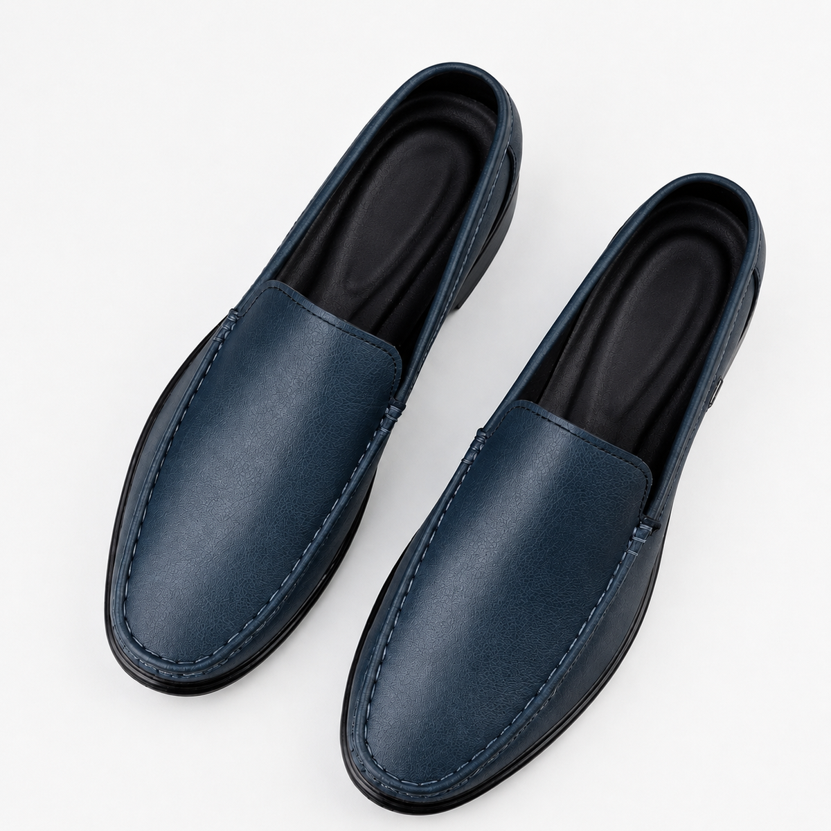 Men’s Leather Loafers – Premium Slip-On Cowhide Casual Shoes