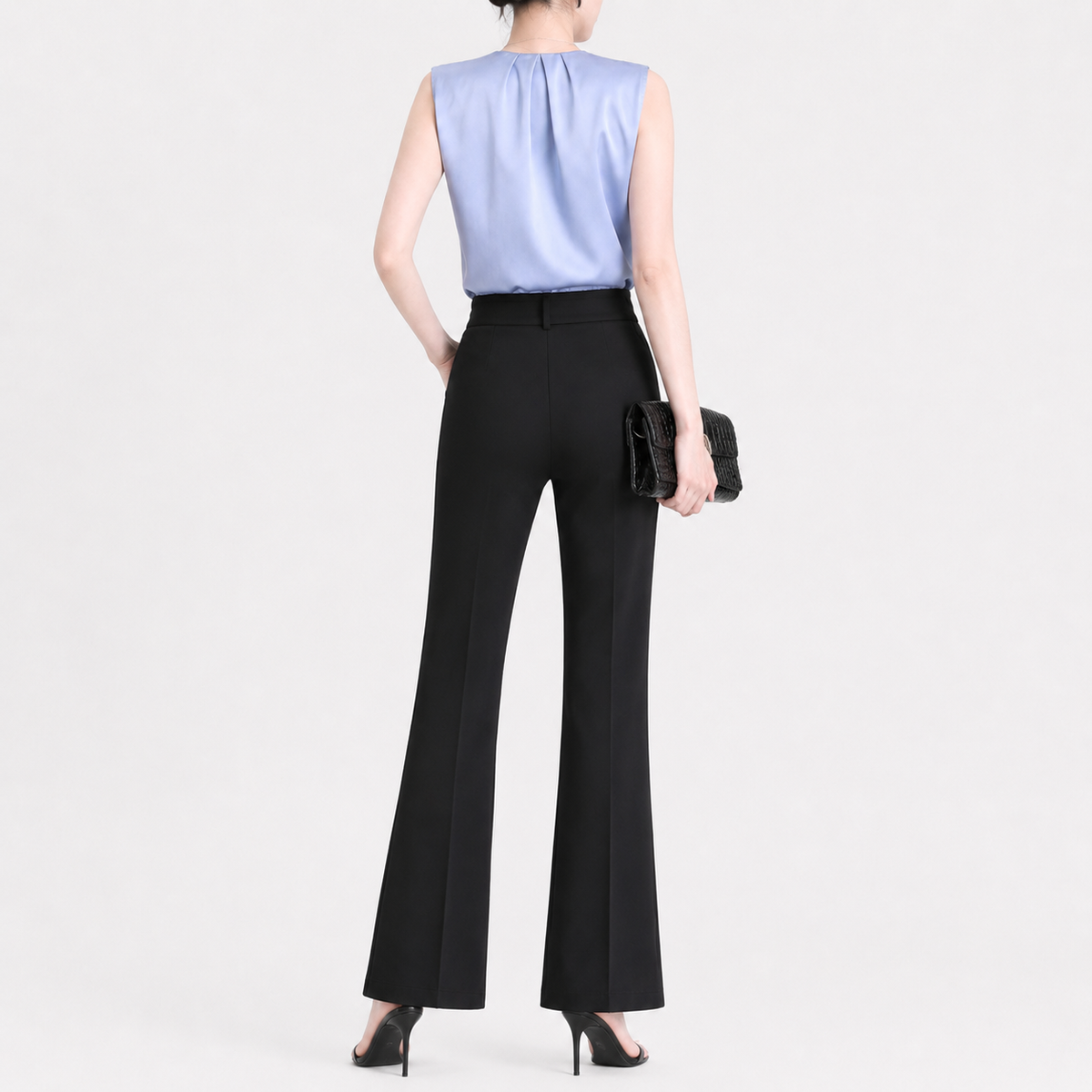 Women’s Tailored Trousers – Flared Suit Trousers for Smart Casual Wear