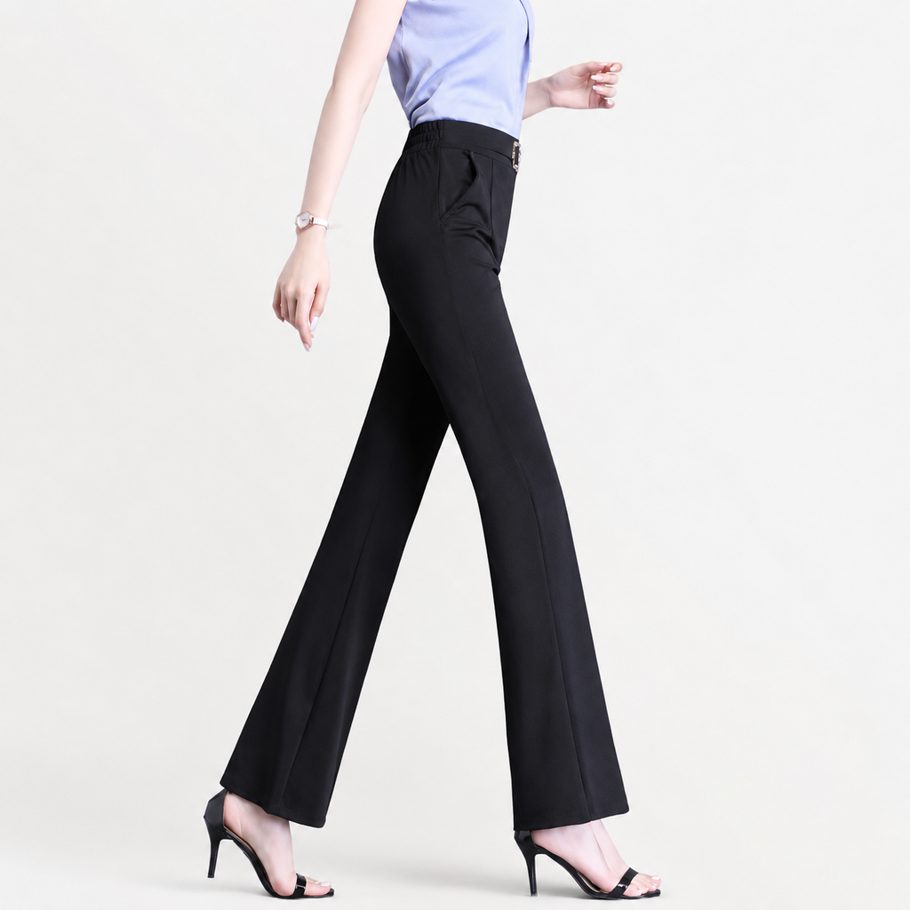 Women’s Tailored Trousers – Flared Suit Trousers for Smart Casual Wear
