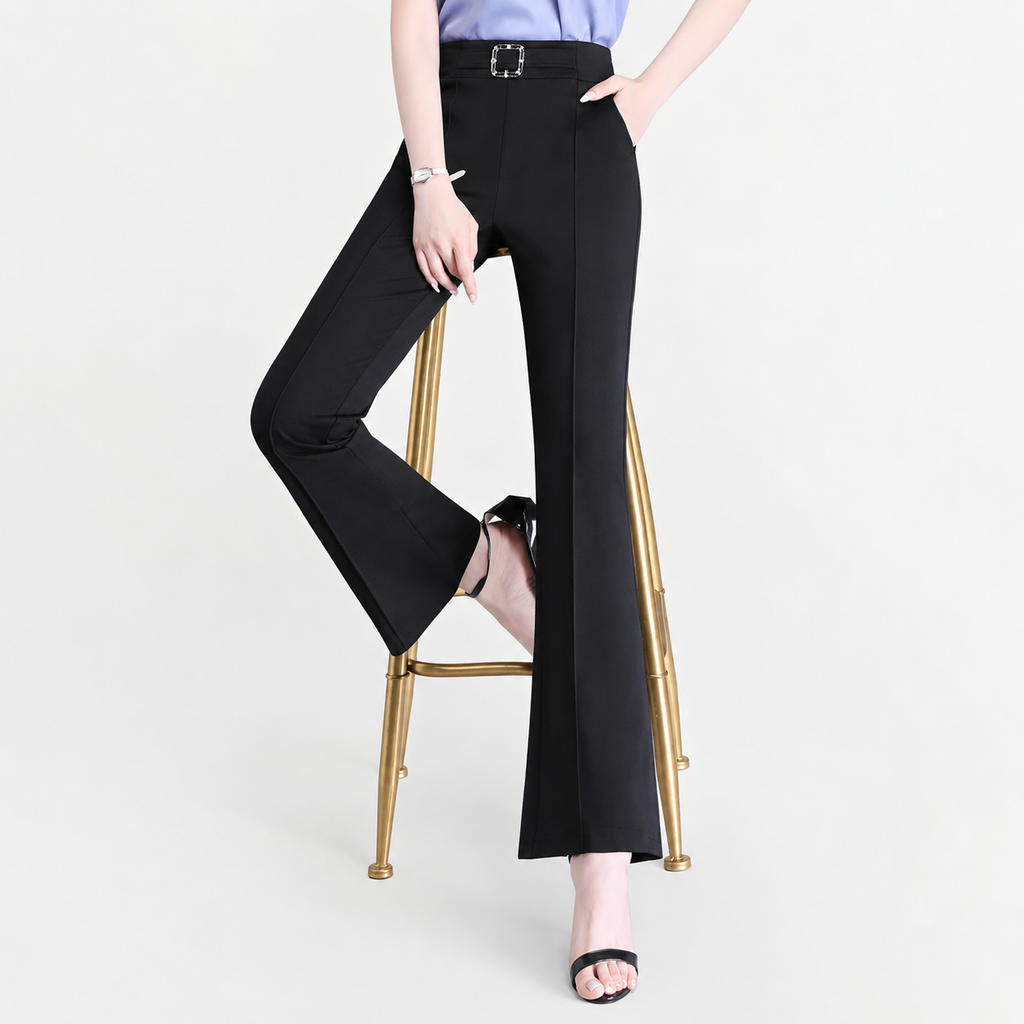 Women’s Tailored Trousers – Flared Suit Trousers for Smart Casual Wear