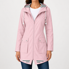 Women’s Raincoat – Outdoor Hooded Waterproof Mountaineering Jacket