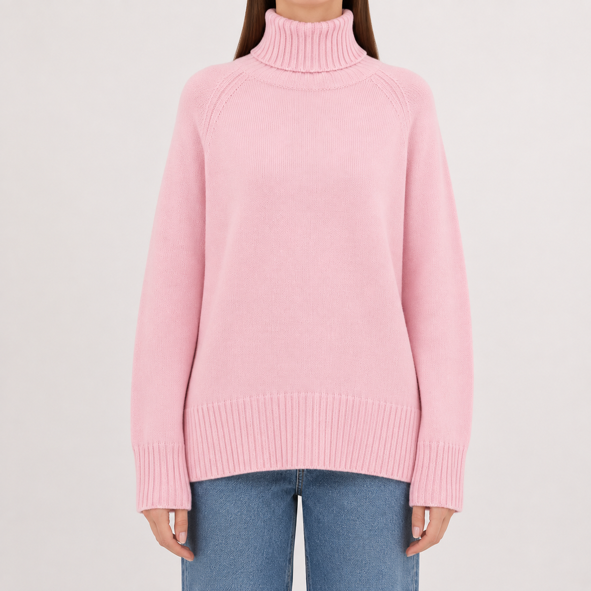 Women’s Oversized Jumper – Loose Fit Long Sleeve Casual Knit Pullover