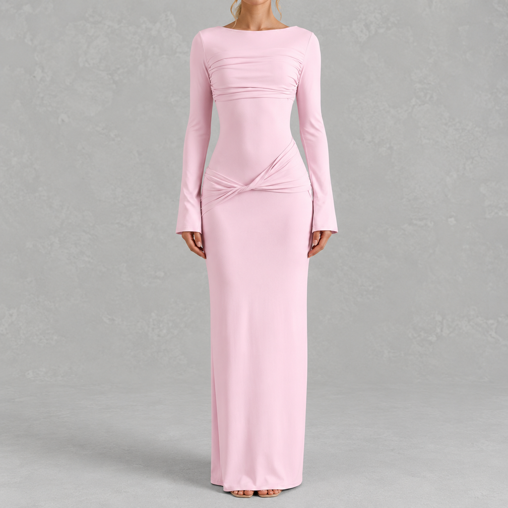 Women’s Fitted Dress – Slim Fit Elegant Figure-Hugging Dress