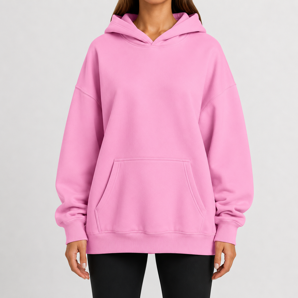Women’s Oversized Hoodie – Drop Shoulder Long Sleeve Pullover Jumper