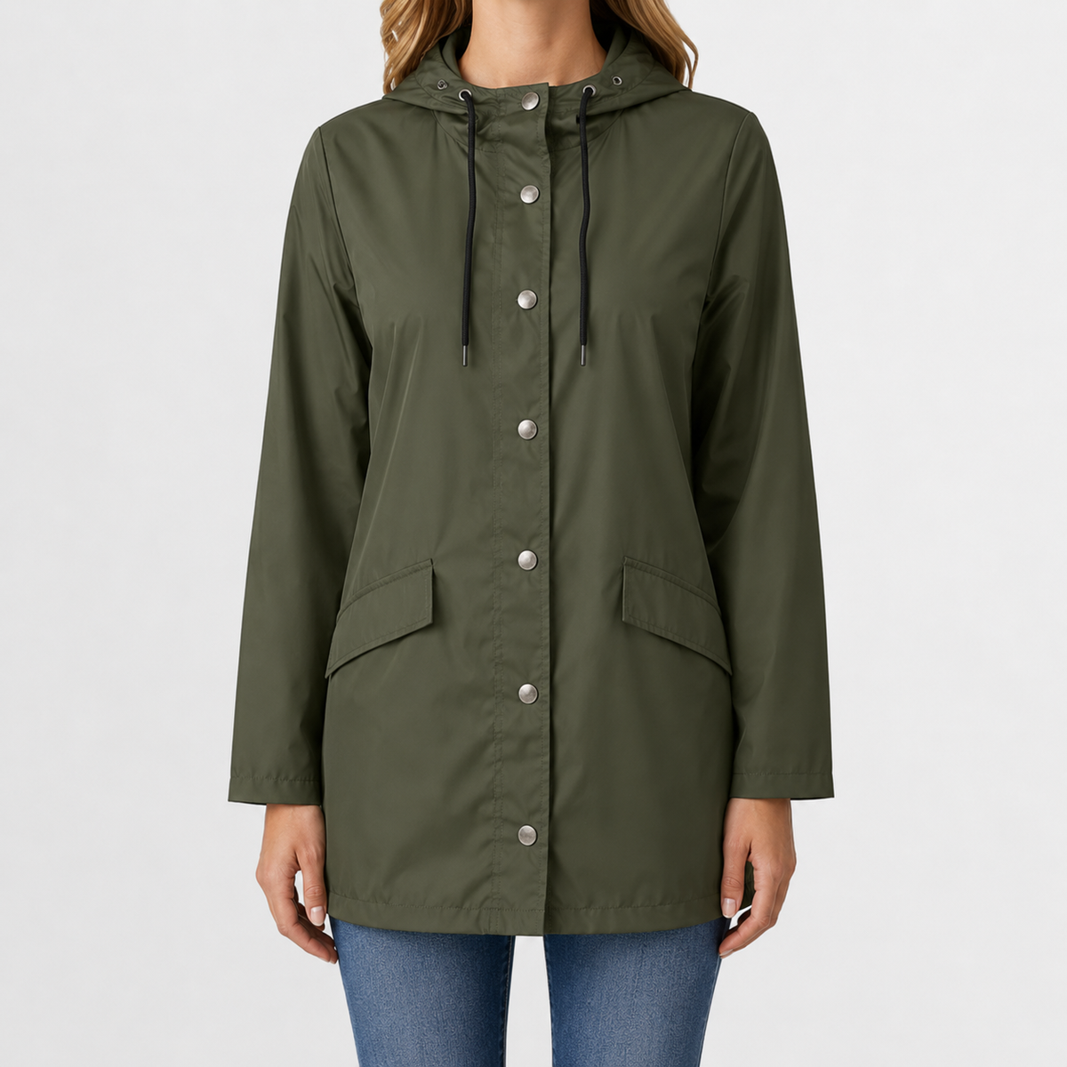 Women’s Waterproof Jacket – Hooded Hiking Raincoat for Outdoor Activities