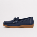 Women’s Loafers – Lightweight Slip-On Casual Shoes with Moc Toe Design