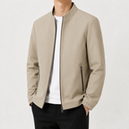 Men’s Casual Jacket – Relaxed Fit Stand Collar Lightweight Jacket