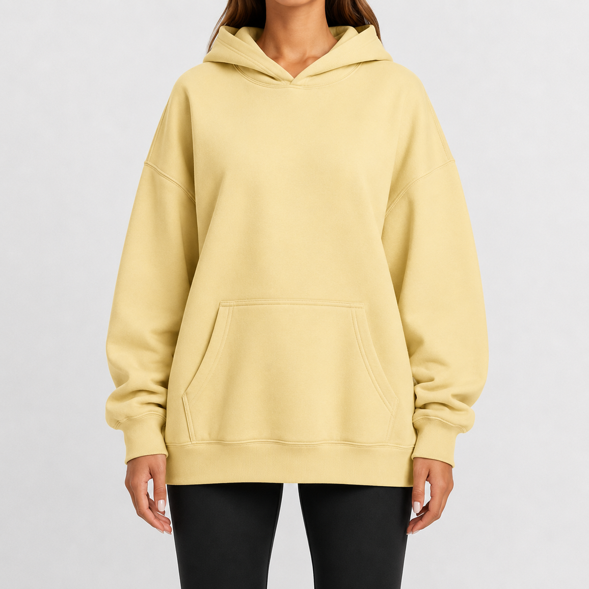 Women’s Oversized Hoodie – Drop Shoulder Long Sleeve Pullover Jumper